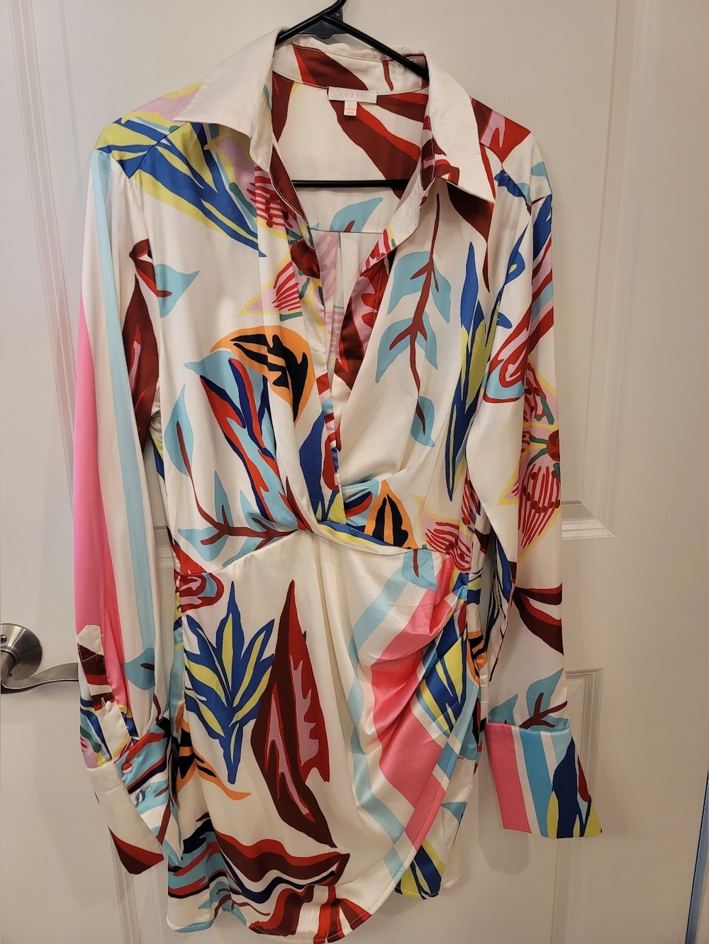 Luxxel Satin‑Look Mini Dress – Style L